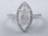 2.30 CTW MARQUISE SHAPE DIAMOND ENGAGEMENT RING 