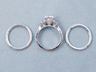 2.30 CTW ROUND BRILLIANT CUT DIAMOND WEDDING RING SET H VS2 (Includes a Matching Wedding Ring) 