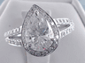 2.33 CTW PEAR SHAPE DIAMOND ENGAGEMENT RING