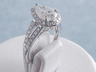 2.33 CTW PEAR SHAPE DIAMOND ENGAGEMENT RING