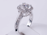 2.37 CTW ROUND CUT DIAMOND ENGAGEMENT RING 