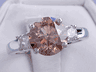 2.38 CTW ROUND CUT DIAMOND ENGAGEMENT RING NATURAL CHOCOLATE VS2