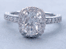 2.41 CTW CUSHION CUT DIAMOND ENGAGEMENT RING G SI2