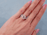 2.41 CTW ROUND CUT DIAMOND ENGAGEMENT RING