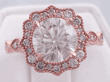 2.43 CTW ROUND BRILLIANT CUT DIAMOND ENGAGEMENT RING J VS2