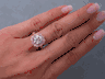 2.43 CTW ROUND BRILLIANT CUT DIAMOND ENGAGEMENT RING J VS2