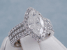 2.47 CTW MARQUISE CUT DIAMOND ENGAGEMENT RING H/SI2 