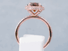 2.47 CTW ROUND CUT DIAMOND ENGAGEMENT RING COGNAC VS2