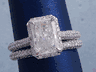 2.50 CTW RADIANT CUT DIAMOND WEDDING RING SET (Includes a Matching Wedding Ring)