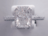 2.50 CTW RADIANT CUT DIAMOND WEDDING RING SET (Includes a Matching Wedding Ring)