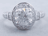 2.52 CTW ROUND BRILLIANT CUT DIAMOND ENGAGEMENT RING H SI2