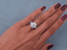 2.52 CTW ROUND BRILLIANT CUT DIAMOND ENGAGEMENT RING H SI2