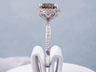 2.53 CTW ROUND CUT DIAMOND ENGAGEMENT RING NATURAL CHOCOLATE SI2
