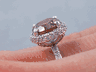 2.53 CTW ROUND CUT DIAMOND ENGAGEMENT RING NATURAL CHOCOLATE SI2