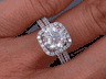 2.55 CTW ROUND BRILLIANT CUT DIAMOND ENGAGEMENT RING D SI2