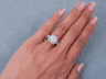 2.55 CTW ROUND BRILLIANT CUT DIAMOND ENGAGEMENT RING D SI2