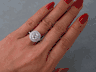 2.55CTW ROUND CUT LAB GROWN DIAMOND ENGAGEMENT RING