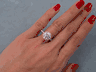 2.56 CTW ROUND BRILLIANT CUT LAB GROWN DIAMOND ENGAGEMENT RING H SI1