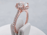 2.56 CTW ROUND BRILLIANT CUT LAB GROWN DIAMOND ENGAGEMENT RING H SI1