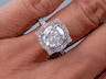 2.58 CTW ROUND BRILLIANT CUT DIAMOND ENGAGEMENT RING G SI3