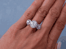 2.58 CTW ROUND CUT DIAMOND ENGAGEMENT RING G SI2