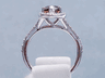2.60 CTW MARQUISE CUT DIAMOND ENGAGEMENT RING NATURAL DARK CHOCOLATE VS2