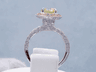 2.60 CTW ROUND CUT DIAMOND ENGAGEMENT RING VIVID YELLOW SI3
