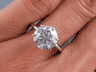 2.61 CT ROUND CUT DIAMOND SOLITAIRE ENGAGEMENT RING G S13