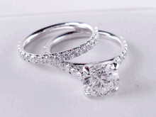 2.63 CTW ROUND CUT DIAMOND WEDDING RING SET G VS2 (Includes a Matching Wedding Ring)