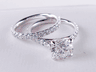 2.63 CTW ROUND CUT DIAMOND WEDDING RING SET G VS2 (Includes a Matching Wedding Ring)