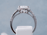 2.64 CTW PEAR SHAPE DIAMOND ENGAGEMENT RING H SI1