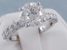 2.66 CTW ROUND BRILLIANT CUT DIAMOND ENGAGEMENT RING H SI3