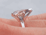 2.70 CT PEAR SHAPE DIAMOND SOLITAIRE ENGAGEMENT RING CHOCOLATE SI2
