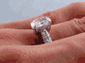 2.72 CTW OVAL CUT DIAMOND ENGAGEMENT RING