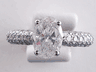 2.72 CTW OVAL CUT DIAMOND ENGAGEMENT RING