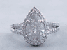 2.75 CTW PEAR SHAPE DIAMOND ENGAGEMENT RING G SI2