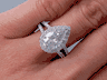 2.75 CTW PEAR SHAPE DIAMOND ENGAGEMENT RING G SI2