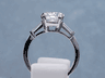2.77 CTW CUSHION CUT DIAMOND ENGAGEMENT RING G SI2