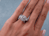 2.79 CTW CUSHION CUT DIAMOND ENGAGEMENT RING I VS2