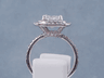 2.82 CTW CUSHION CUT DIAMOND ENGAGEMENT RING G SI2