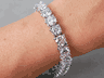 28 CTW LAB GROWN DIAMOND TENNIS BRACELET 