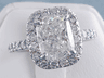 3.00 CTW CUSHION CUT DIAMOND ENGAGEMENT RING