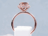 3.08 CTW CUSHION CUT DIAMOND ENGAGEMENT RING NATURAL CHOCOLATE VS2