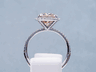 3.11 CTW CUSHION CUT DIAMOND ENGAGEMENT RING NATURAL CINNAMON SI1