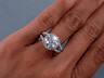 3.14 CTW ROUND CUT DIAMOND ENGAGEMENT RING