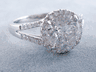 3.14 CTW ROUND CUT DIAMOND ENGAGEMENT RING