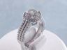 3.16 CTW ROUND CUT DIAMOND ENGAGEMENT RING G SI3