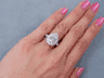 3.18 CTW PEAR SHAPE DIAMOND ENGAGEMENT RING G SI1-2