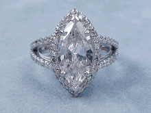3.20 CTW MARQUISE CUT DIAMOND ENGAGEMENT RING