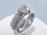 3.22 CTW ROUND CUT DIAMOND ENGAGEMENT RING